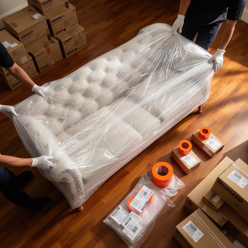 Premium packing of luxury furniture